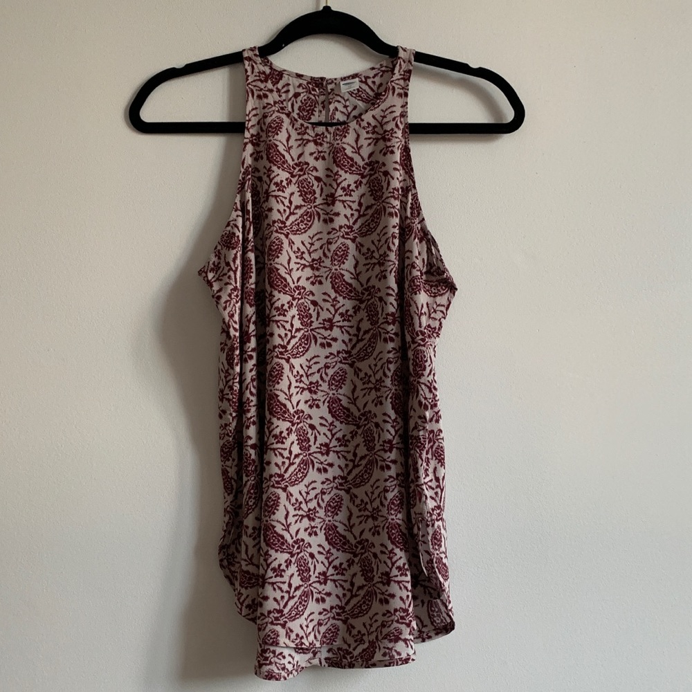 Old Navy Paisley Tank Top